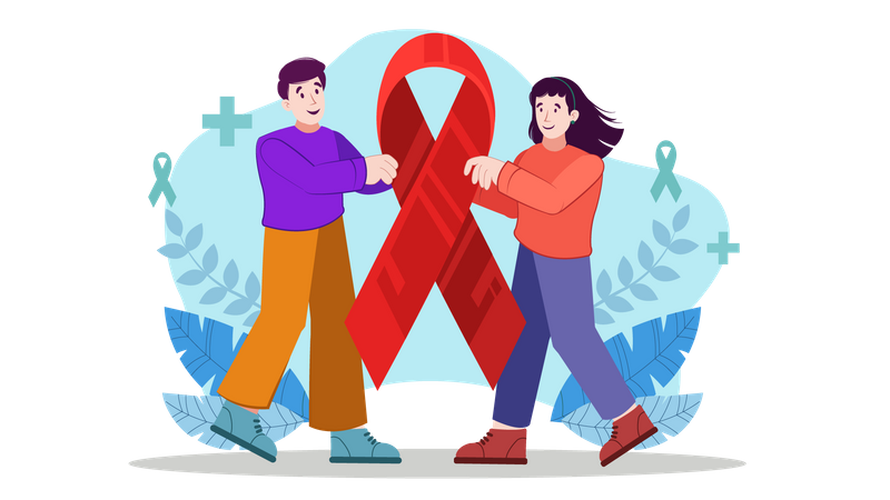 Journée mondiale du sida  Illustration