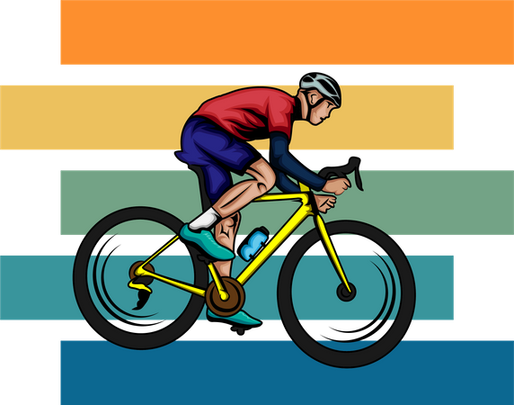 Journée mondiale du vélo  Illustration