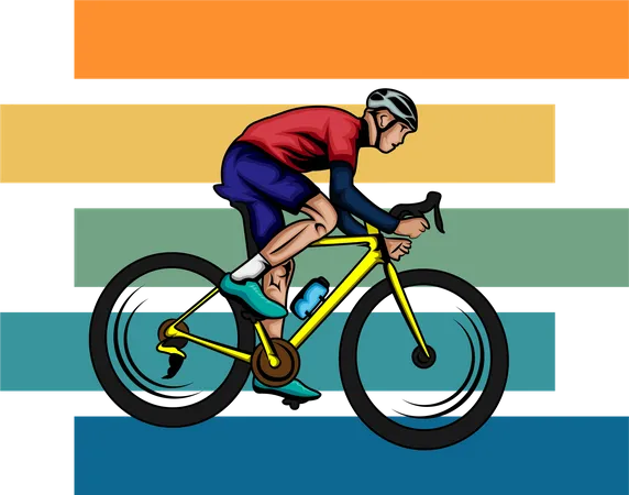 Journée mondiale du vélo  Illustration