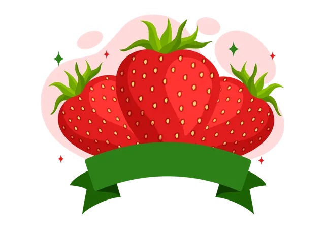 Journée nationale de la fraise  Illustration