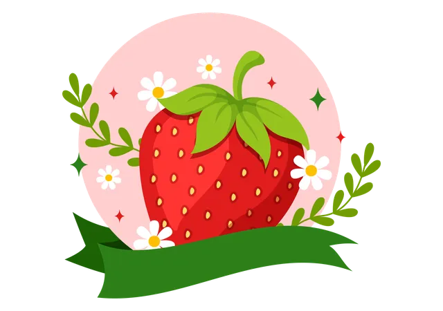 Journée nationale de la fraise  Illustration