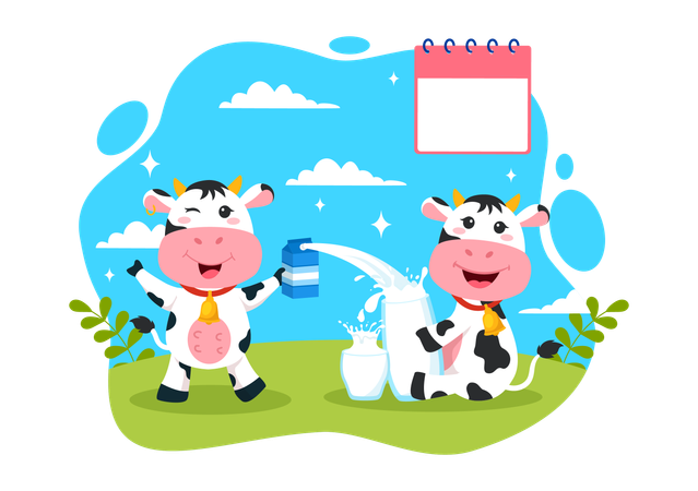 Journée nationale du lait  Illustration
