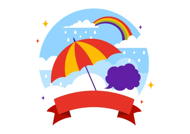 Journée du parapluie  Illustration