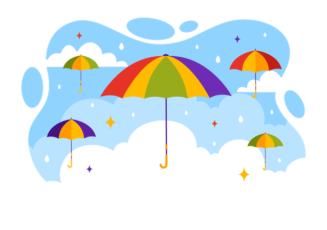 Journée du parapluie  Illustration