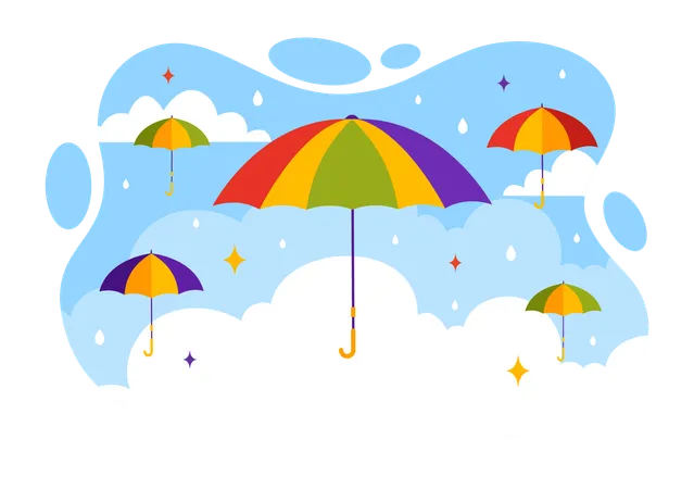 Journée du parapluie  Illustration