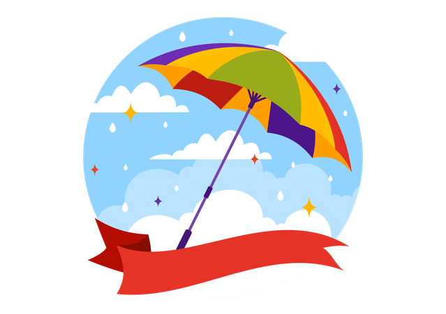 Journée du parapluie  Illustration