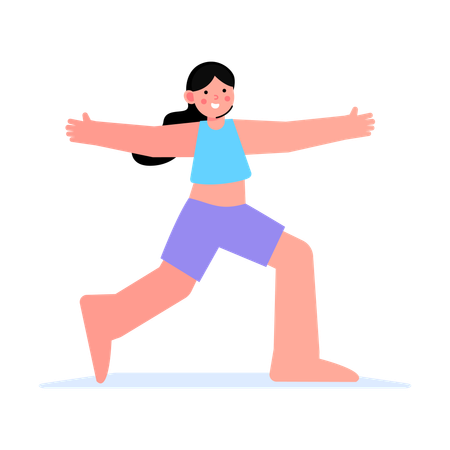 Journée de yoga  Illustration