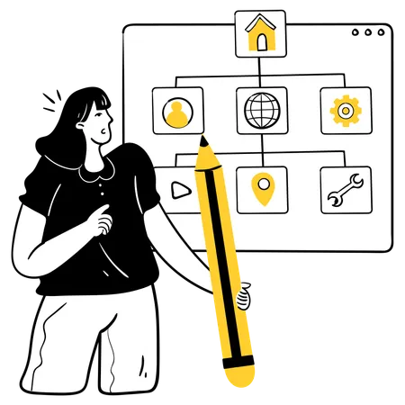 Journey Mapping  Illustration