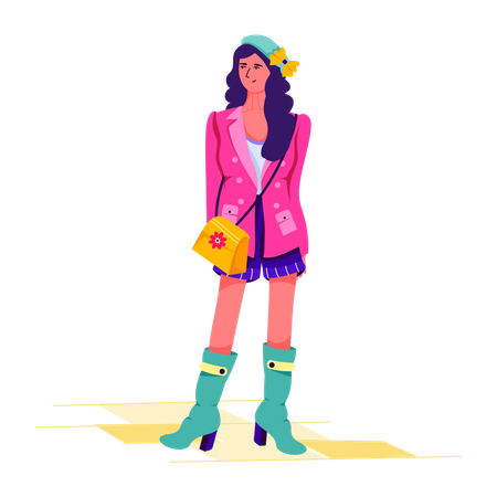 Chica joven  Illustration