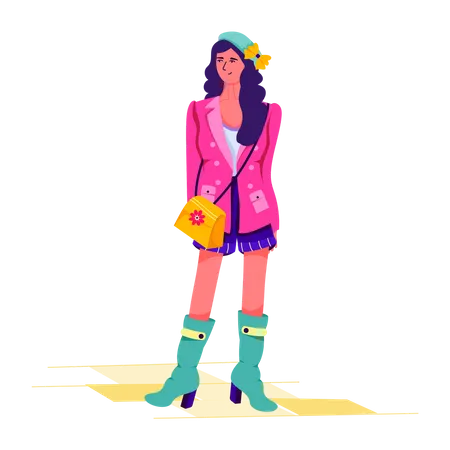 Chica joven  Illustration