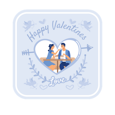 Joyeuse saint Valentin  Illustration