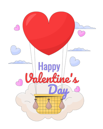 Joyeuse Saint Valentin  Illustration