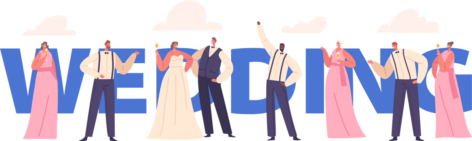 Joyeuse Union De Deux Âmes  Illustration