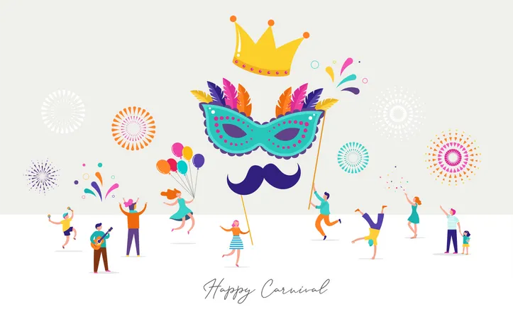 Joyeux carnaval  Illustration