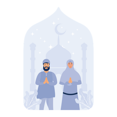 Joyeux Aïd Moubarak  Illustration