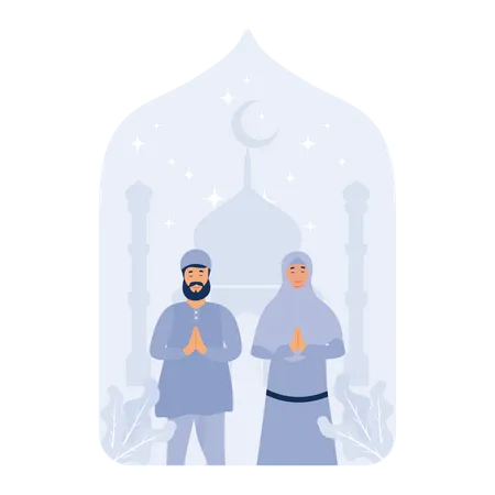 Joyeux Aïd Moubarak  Illustration