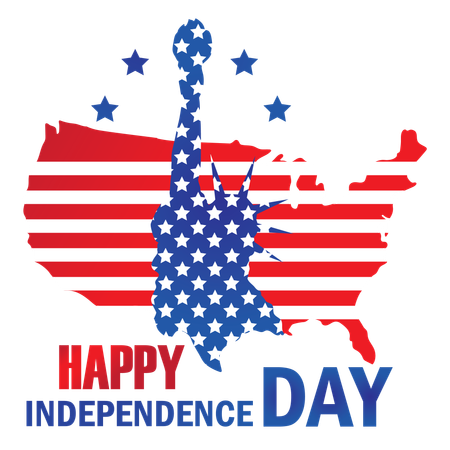 Joyeux Jour de l'Indépendance  Illustration