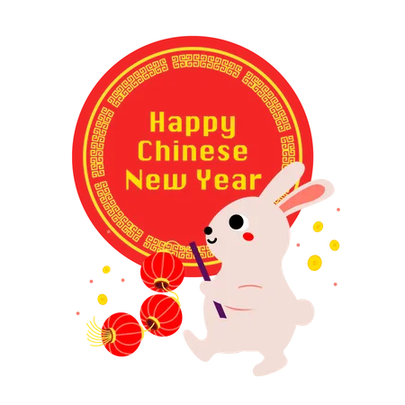 Joyeux Nouvel An chinois  Illustration