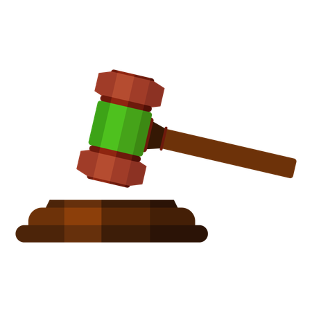 Judge Hammer  Illustration