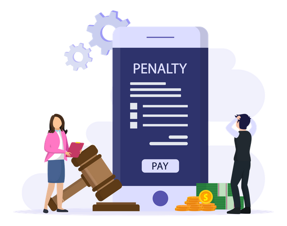 Judicial Penalty  Illustration