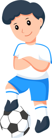 Juego de fútbol  Ilustración