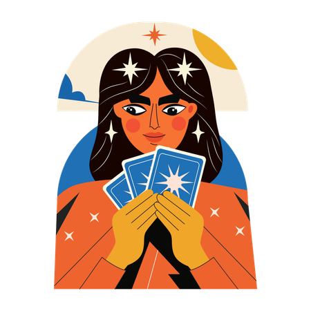 Juego de póquer, cartas, personaje, casino, baraja  Illustration