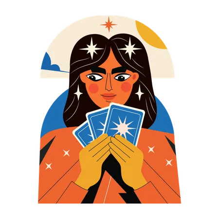 Juego de póquer, cartas, personaje, casino, baraja  Illustration