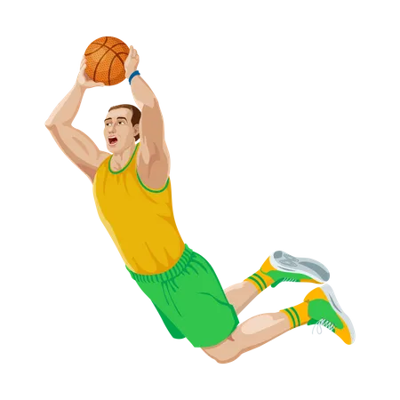 Jugador de baloncesto  Ilustración