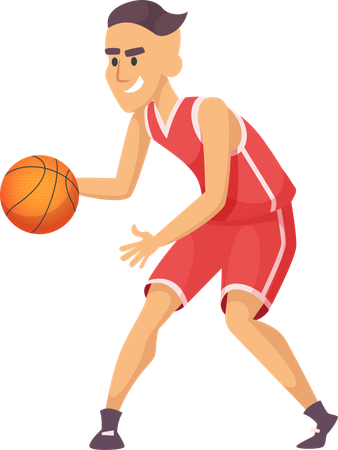 Jugador de baloncesto  Ilustración