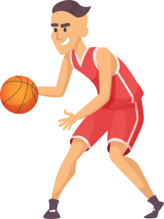 Jugador de baloncesto  Ilustración