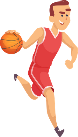 Jugador de baloncesto  Ilustración