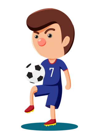 Jugador de fútbol  Illustration