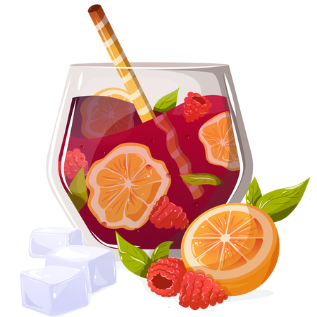 Jugo de verano  Ilustración