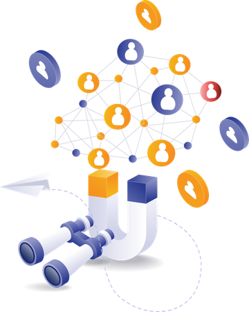 Les jumelles avec aimants attirent de nombreux clients  Illustration