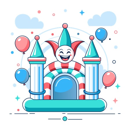 Jumping Castle  Illustration