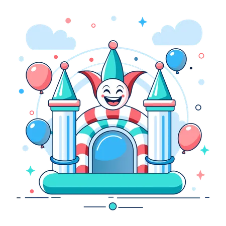 Jumping Castle  Illustration