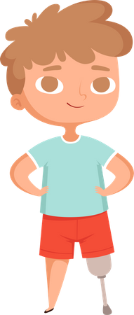 Junge deaktivieren  Illustration