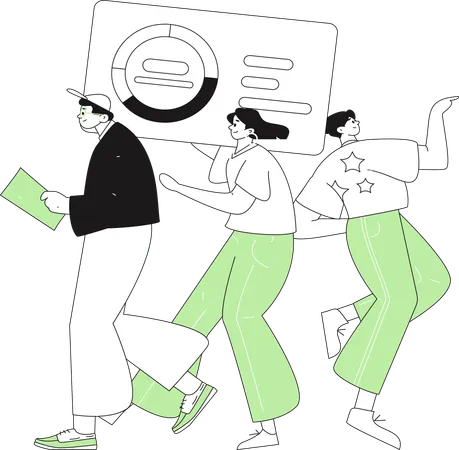 Junge macht Webkonferenz  Illustration