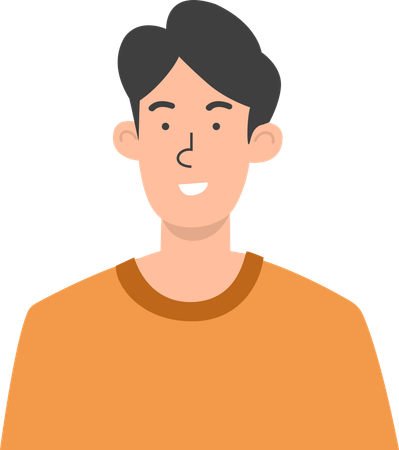 Junger Mann  Illustration