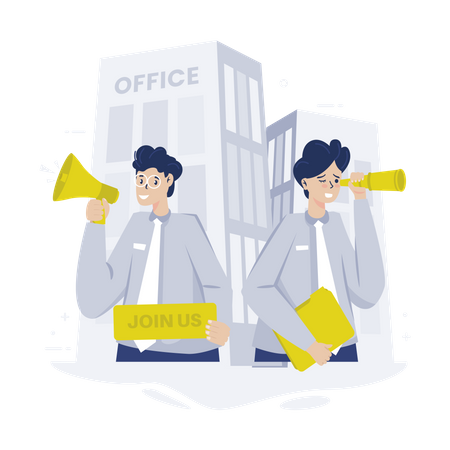 Junte-se a nossa equipe  Ilustração