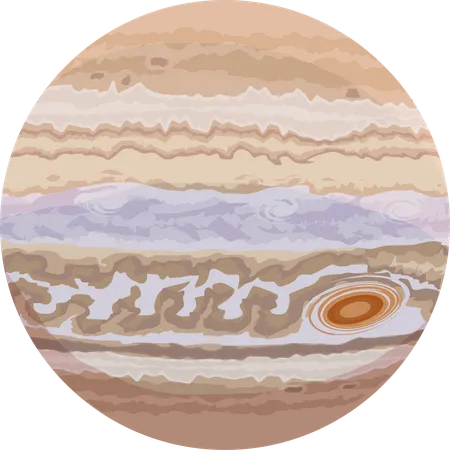 Jupiter Planet  Illustration