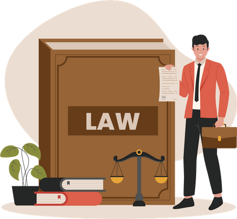Règles de droit juridique  Illustration