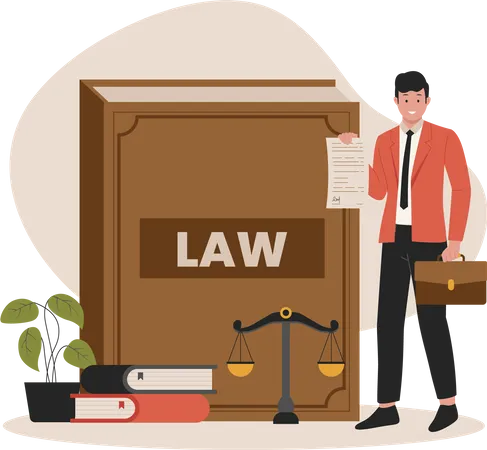 Règles de droit juridique  Illustration