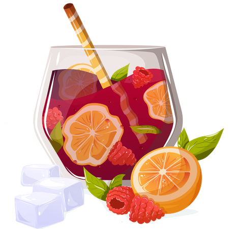 Jus d'été  Illustration