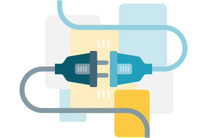 Kabel getrennt  Illustration