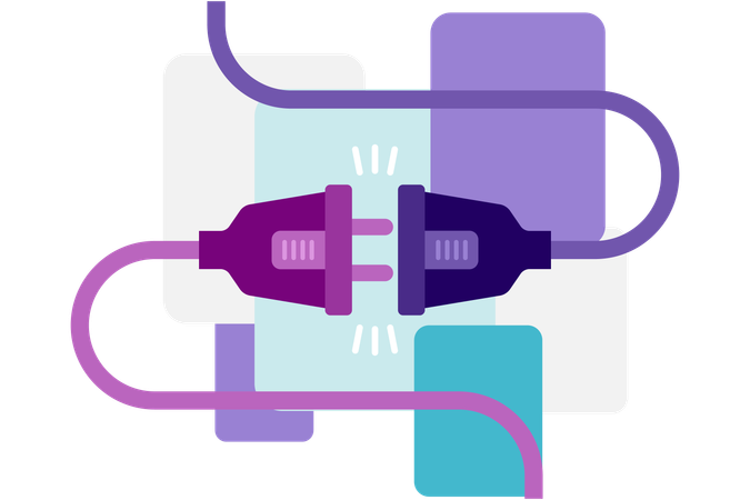 Kabel getrennt  Illustration