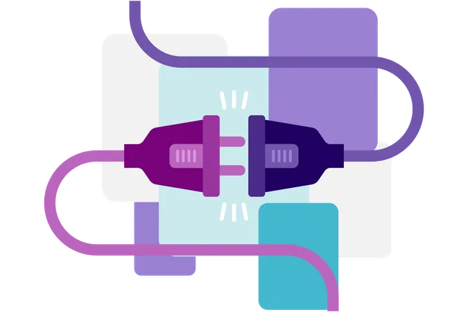 Kabel getrennt  Illustration