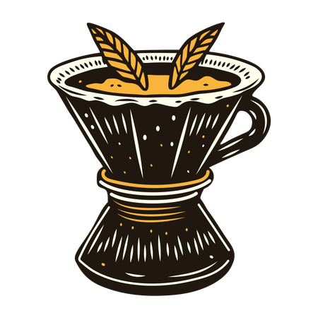 Kaffeefilter  Illustration