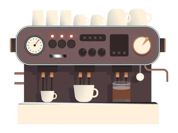 Kaffeemaschine  Illustration