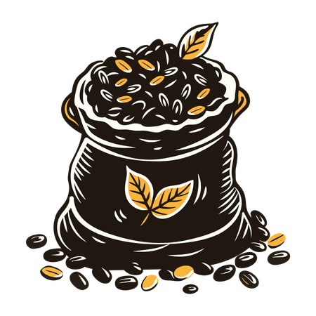 Kaffeesack  Illustration